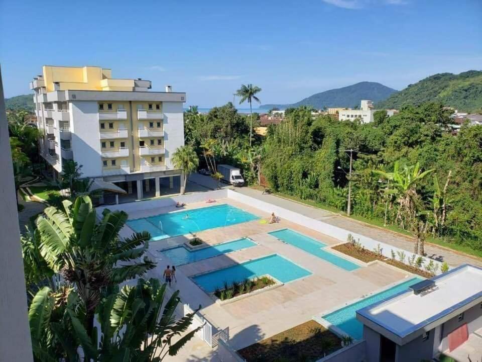 Varanda Gourmet, 05 Piscinas, Elevador E Wi-Fi No Condominio Passaredo Ubatuba Eksteriør billede